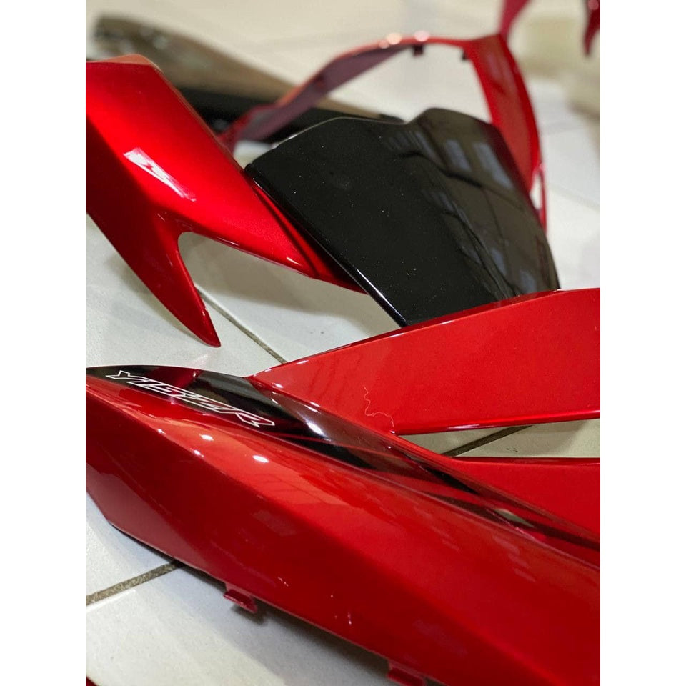 COVER SET Y15ZR V1 V2 RED SUN MERAH FIRST EDITION COVERSET BODYSET Y15ZR Y15 YSUKU VELOZI SIAP TAMPAL