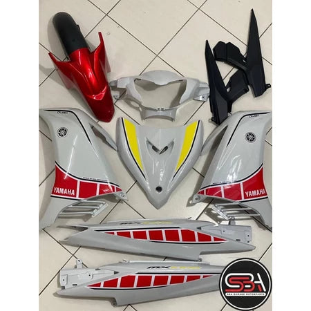 COVERSET LC LC135 V2 V3 V4 V5 V6 V7 WHITE RED MX KING 60th YAMAHA ANNIVERSARY OEM VELOZI STRIPE TANAM CLEAR 2K