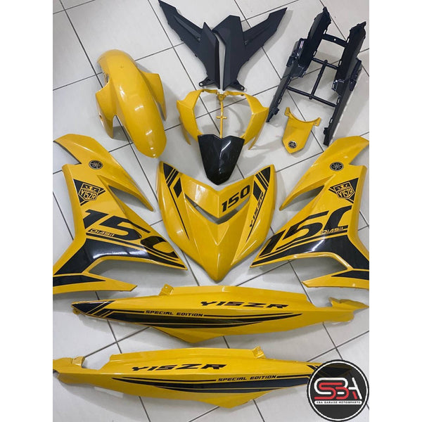 YAMAHA BODYSET Y15 YSUKU Y15ZR V1 V2 YELLOW KUNING 2022 TANAM CLEAR - ORIGINAL EQUIPMENT MANUFACTURED OEM COVERSET