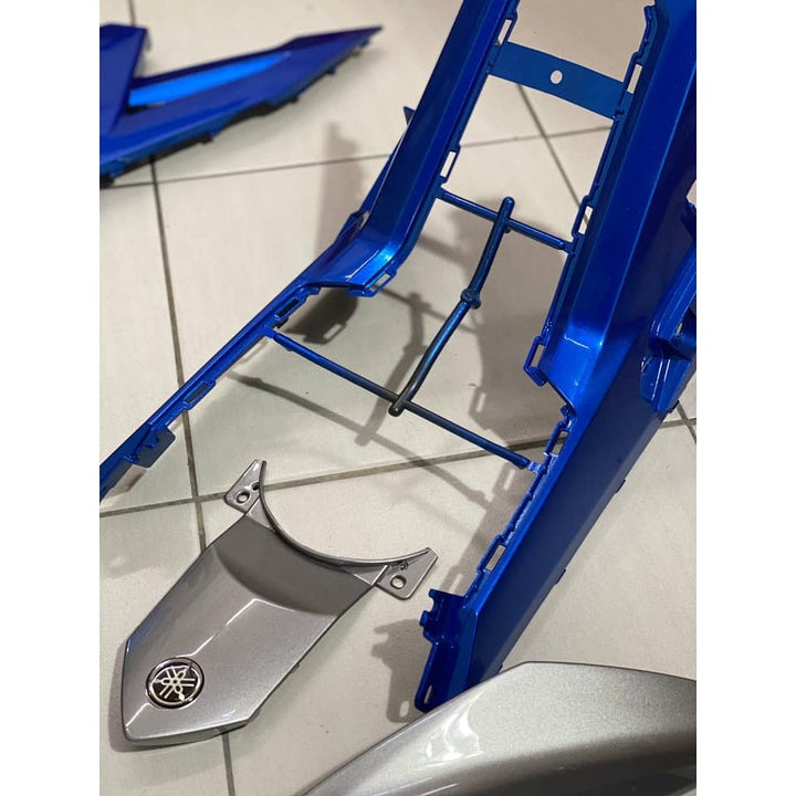 COVER SET Y15 Y15ZR V1 V2 BIRU SILVER VPBC5 S3 2017 COVERSET BODYSET Y15ZR Y15 YSUKU VELOZI SIAP TAMPAL WS6