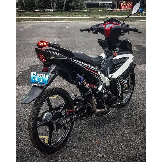 COVERSET YAMAHA ORIGINAL SIAP TAMPAL LC LC135 V4 V5 HITAM PUTIH PANDA ORIGINAL YAMAHA HLY MMATE WHITE MM-02