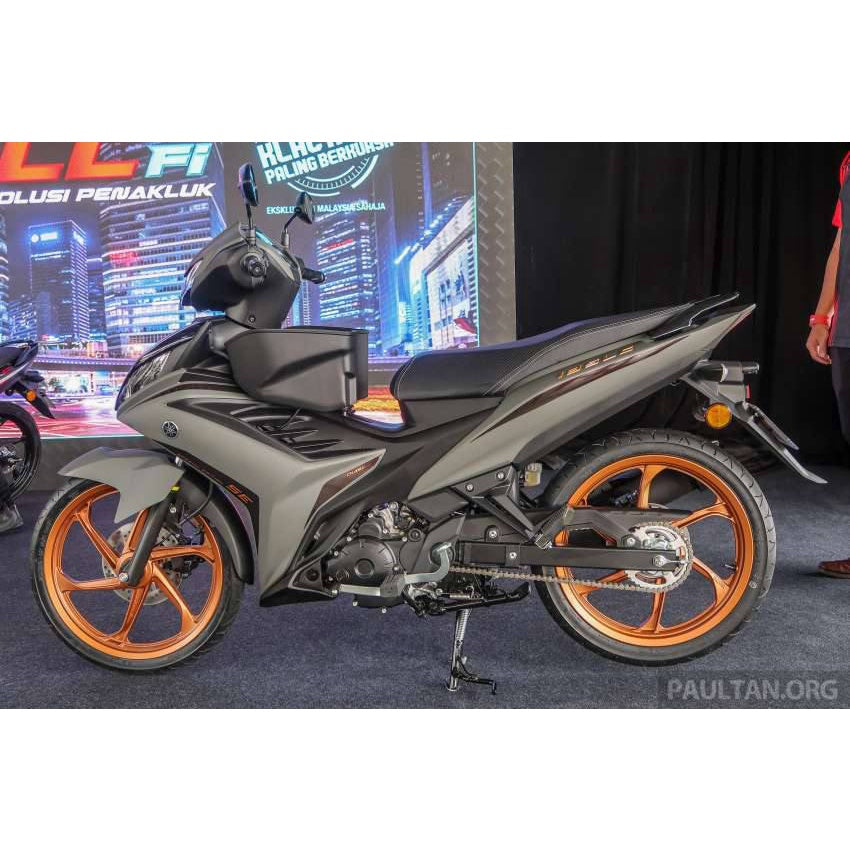 COVERSET BODYSET LC135 LC V8 MDNMA GREY S.E FUEL INJECTION ORIGINAL HLY HONG LEONG YAMAHA / VELOZI / M SEKI SIAP TAMPAL