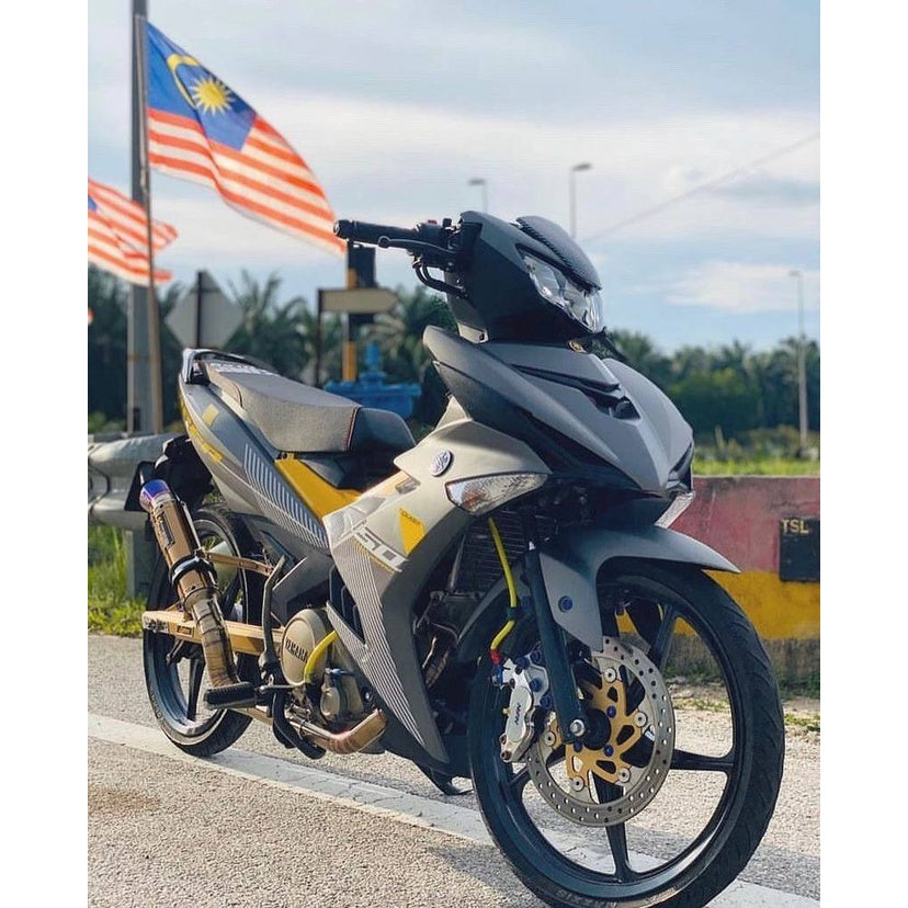 COVER SET Y15ZR SNIPER GREY MATT YELLOW 2021 COVERSET PREMIUM EDITION BODYSET Y15ZR Y15 YSUKU V1 V2 NEW ORIGINAL VELOZI