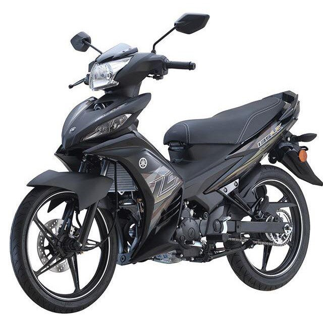 STICKER BODY SET / STRIPE COVERSET / COVER SET LC V4 MORITAKA BLACK HITAM MATTE YAMAHA ORIGINAL NO16