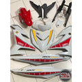 COVERSET Y15 MX KING PEARL WHITE 2021 60TH ANNIVERSARY WORLD GP SIAP TANAM PREMIUM EDITION  V1 V2 NEW ORIGINAL VELOZI