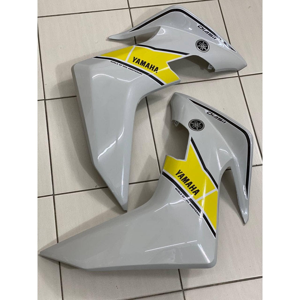 Y16 COVERSET Y16ZR ORIGINAL EQUIPMENT MANUFACTURED OEM DOCTOR YELLOW WHITE 60th ANNIVERSARY YAMAHA SIAP TANAM NEW READY