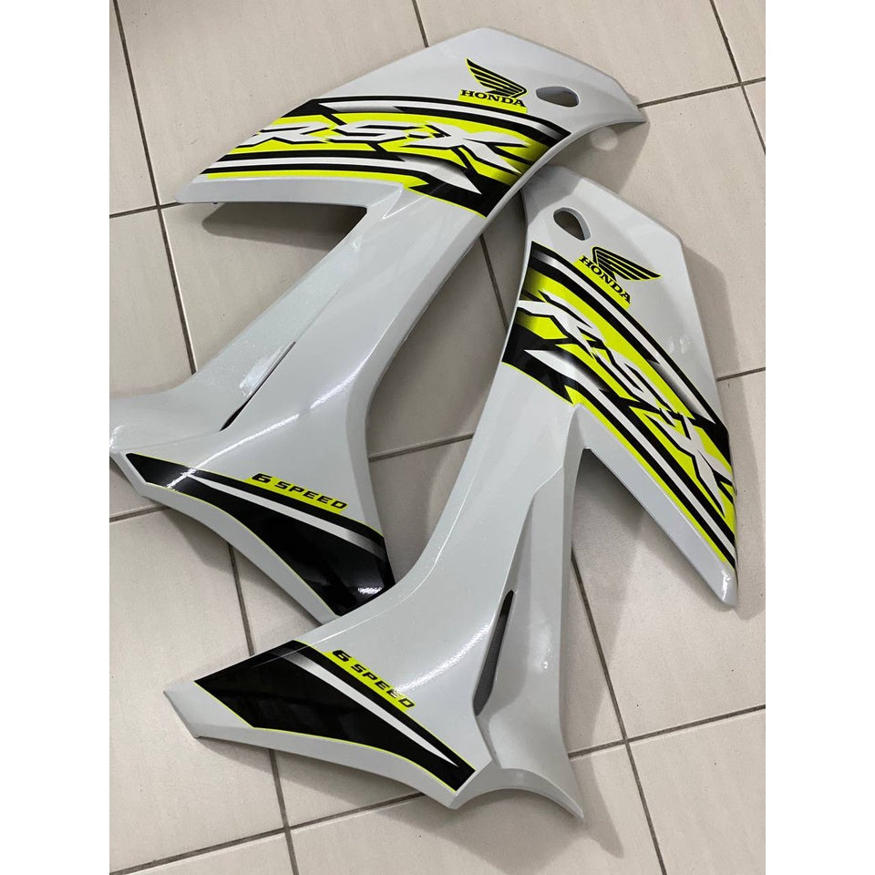 HONDA RSX RS-X 150 RSX150 COVERSET DOCTOR ALL WHITE 015 COLOR ORIGINAL STRIPE SIAP TAMPAL FIT DENGAN BODY