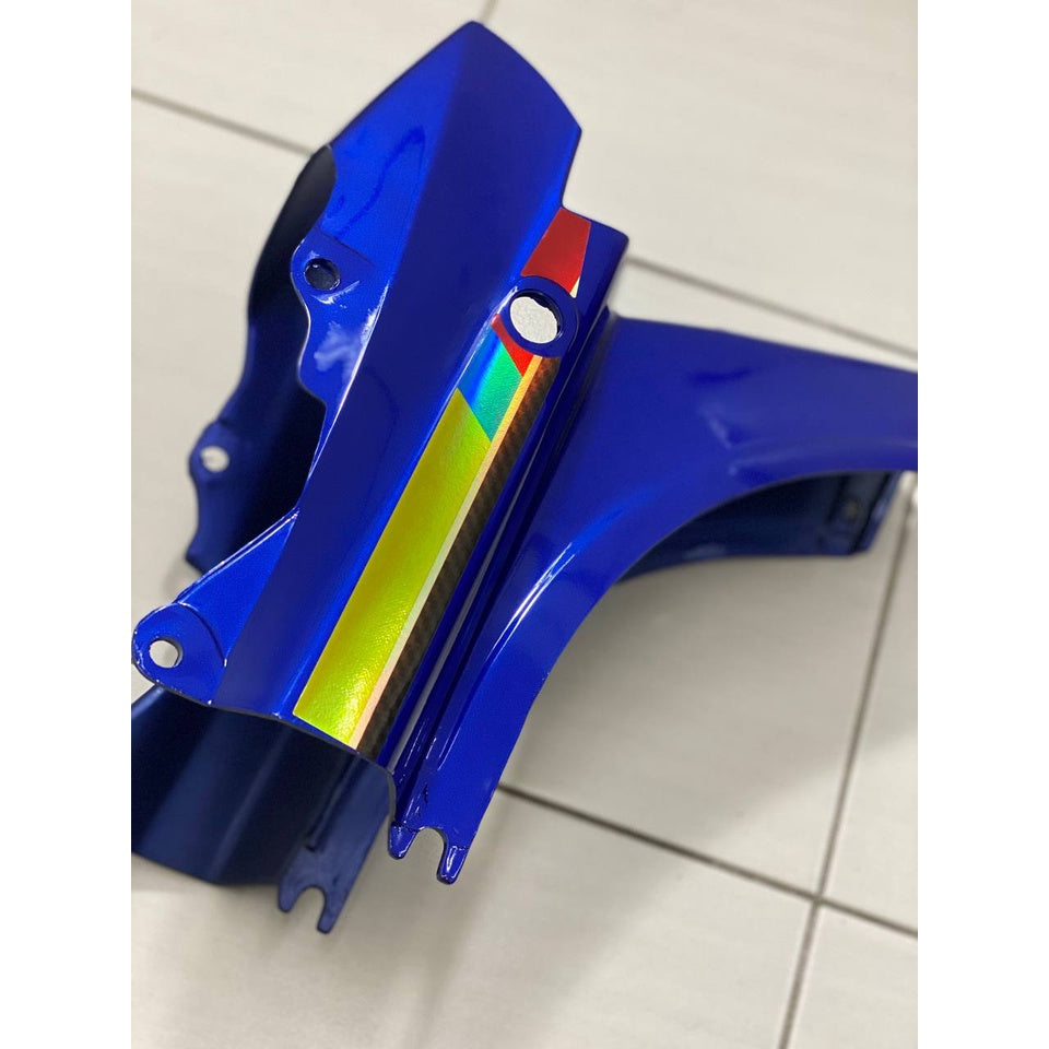 COVERSET BODYSET EX5 DREAM HONDA BIRU CHROME YELLOW BLUE LIMITED EDITION COMPLETE ORIGINAL MADE IN MALAYSIA