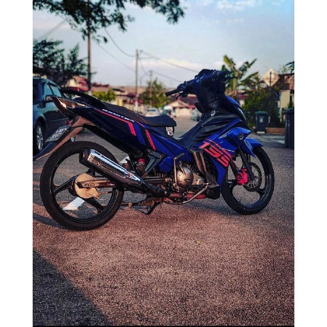 YAMAHA BODYSET LC 135 V1 V2 V3 EXCITER 2021 NEW DESIGN SPECIAL EDITION BLUE STRIPE TANAM CLEAR - OEM COVERSET