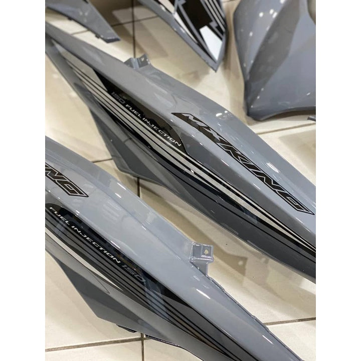 COVER SET Y15ZR V1 V2 MX KING KHAKIS GREY TANAM COVERSET PREMIUM EDITION BODYSET Y15ZR YSUKU NEW ORIGINAL VELOZI