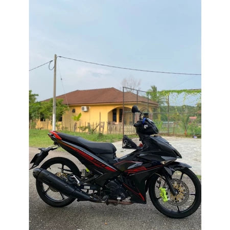 COVER SET Y15ZR V1 V2 MATELIC BLACK - RC MERAH COVERSET PREMIUM EDITION BODYSET Y15ZR Y15 YSUKU  V2 NEW ORIGINAL VELOZI