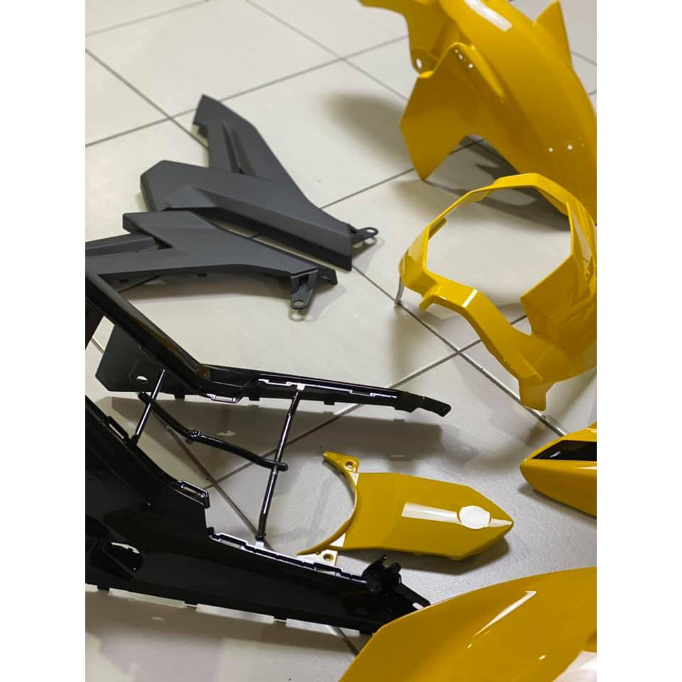 COVERSET Y15ZR EXCITER SNIPER SUNNY GP YELLOW 2021 PREMIUM EDITION BODYSET Y15ZR Y15 YSUKU V1 V2 ORIGINAL VELOZI S6