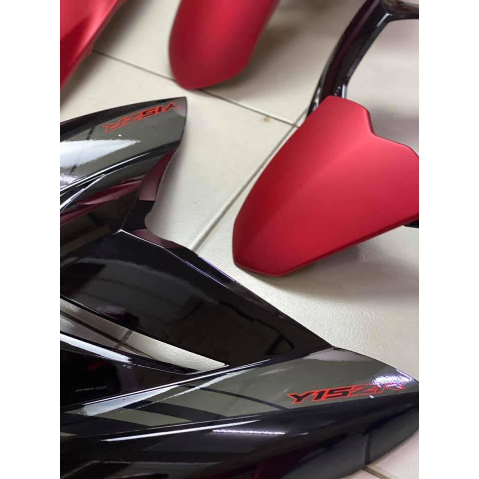 COVER SET BODYSET YAMAHA Y Y15 Y15ZR V2 BLAZING RED FIRST EDITION 2020 - SET ORIGINAL HONG LEONG YAMAHA