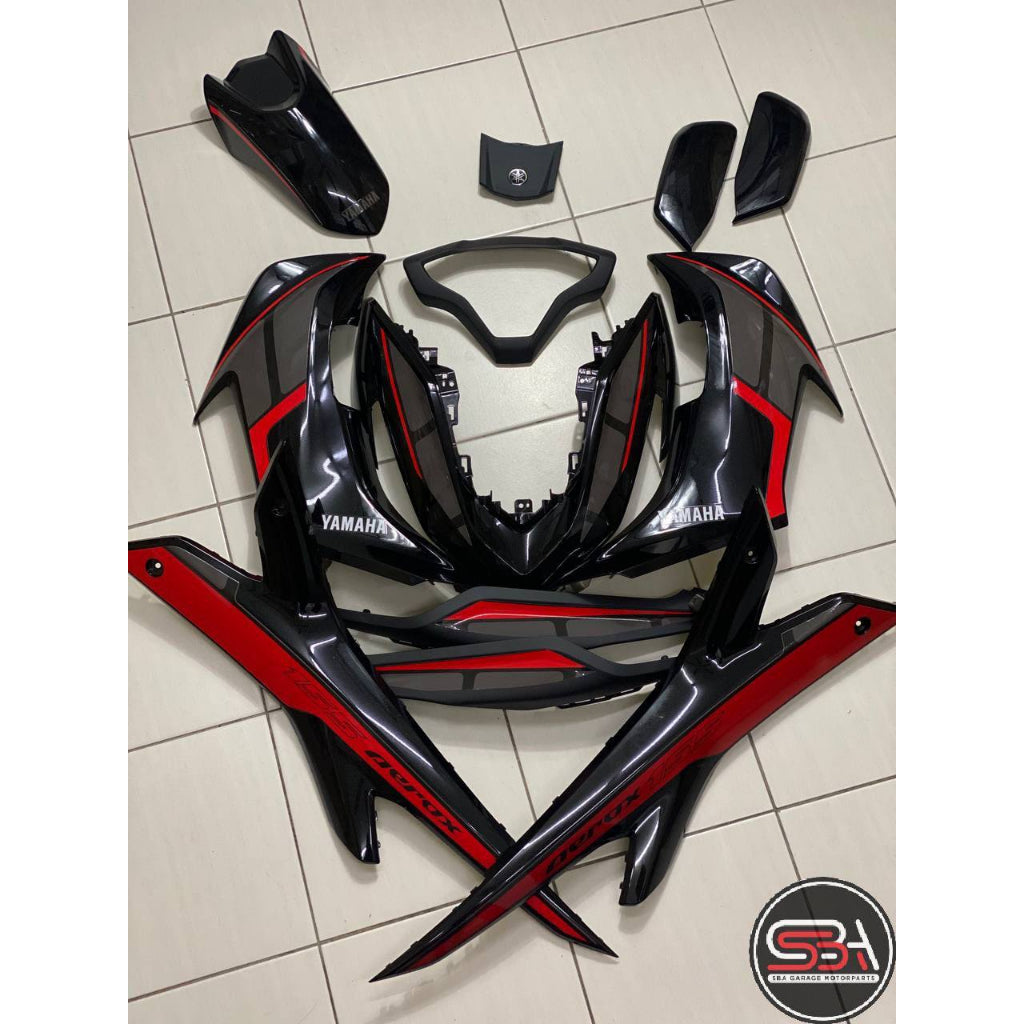 COVERSET BODYSET NVX 155 NVX155 V2 YAMAHA DOCTOR TONE BLACK 009 SIAP TANAM