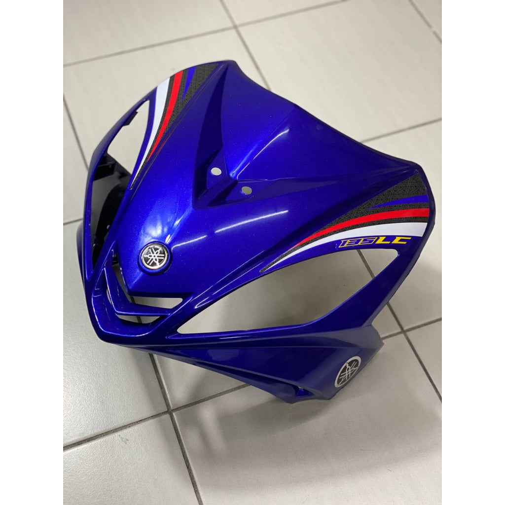 COVERSET BODYSET YAMAHA LC LC135 V1 DR 5MRO 5 MILLIONTH ROLL OUT BLUE STRIPE TANAM CODE 003 DOCTOR EDITION OEM