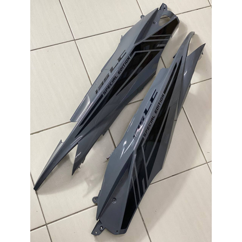 COVERSET BODYSET YAMAHA LC LC135 V1 DR NARDO GREY STRIPE TANAM 009 DOCTOR EDITION OEM 2022