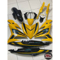 COVERSET BODYSET ORIGINAL SET Y15 Y15ZR YSUKU V1 V2 YELLOW KUNING 2023 DESIGN ORIGINAL HONG LEONG YAMAHA HLY
