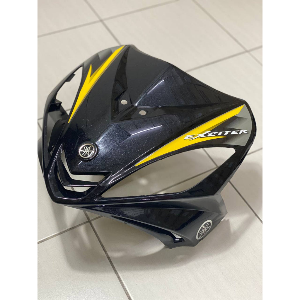 COVERSET BODYSET YAMAHA LC LC135 V1 DR EXCITER RC HITAM BLACK STRIPE TANAM CODE 012 DOCTOR EDITION OEM