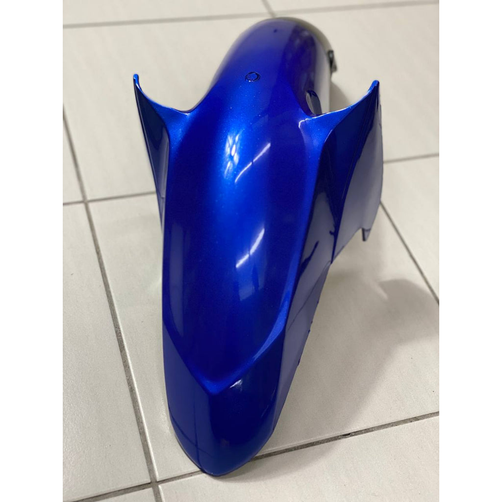 COVERSET BODYSET YAMAHA LC LC135 V1 DR EXCITER RC BIRU BLUE STRIPE TANAM CODE 011 DOCTOR EDITION OEM