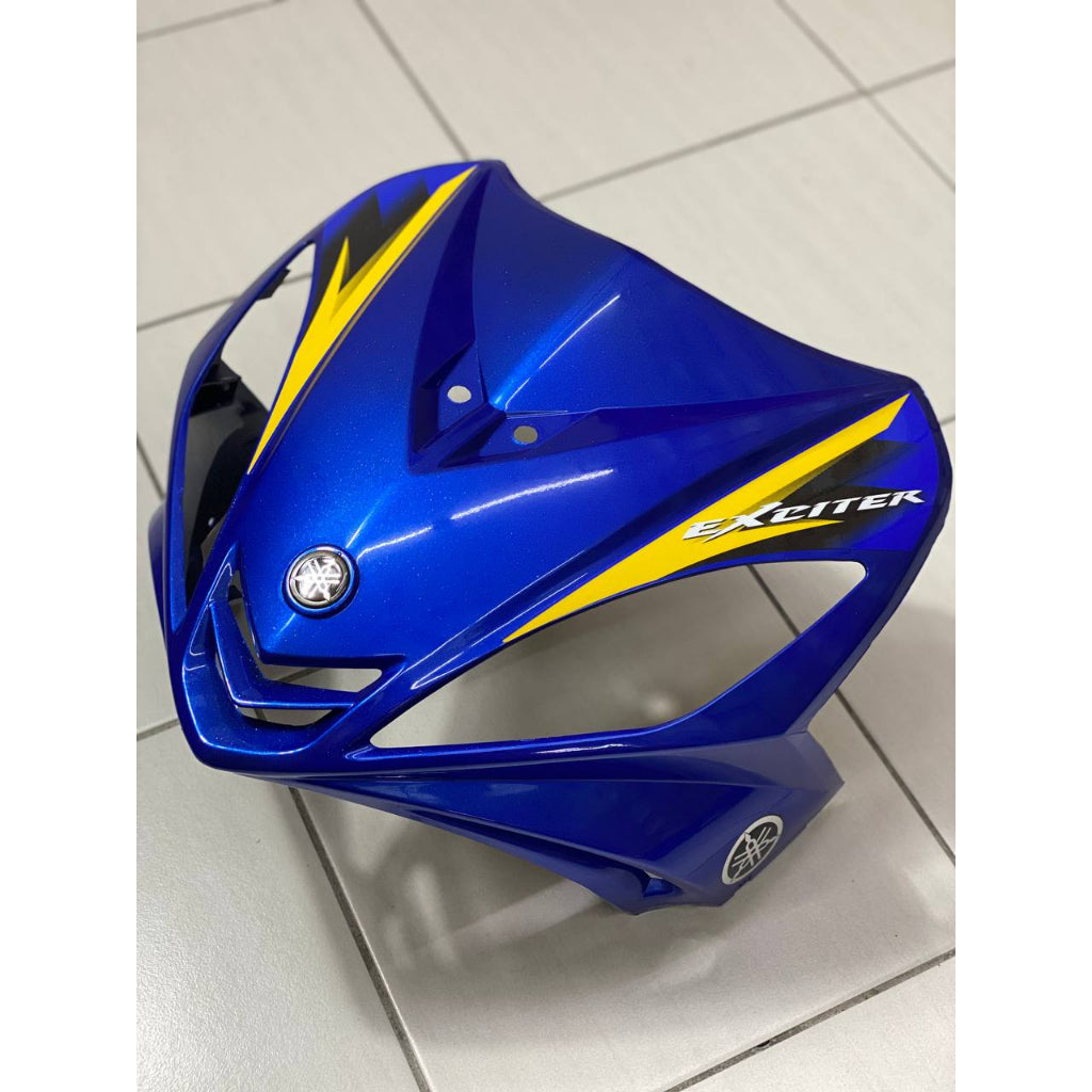 COVERSET BODYSET YAMAHA LC LC135 V1 DR EXCITER RC BIRU BLUE STRIPE TANAM CODE 011 DOCTOR EDITION OEM