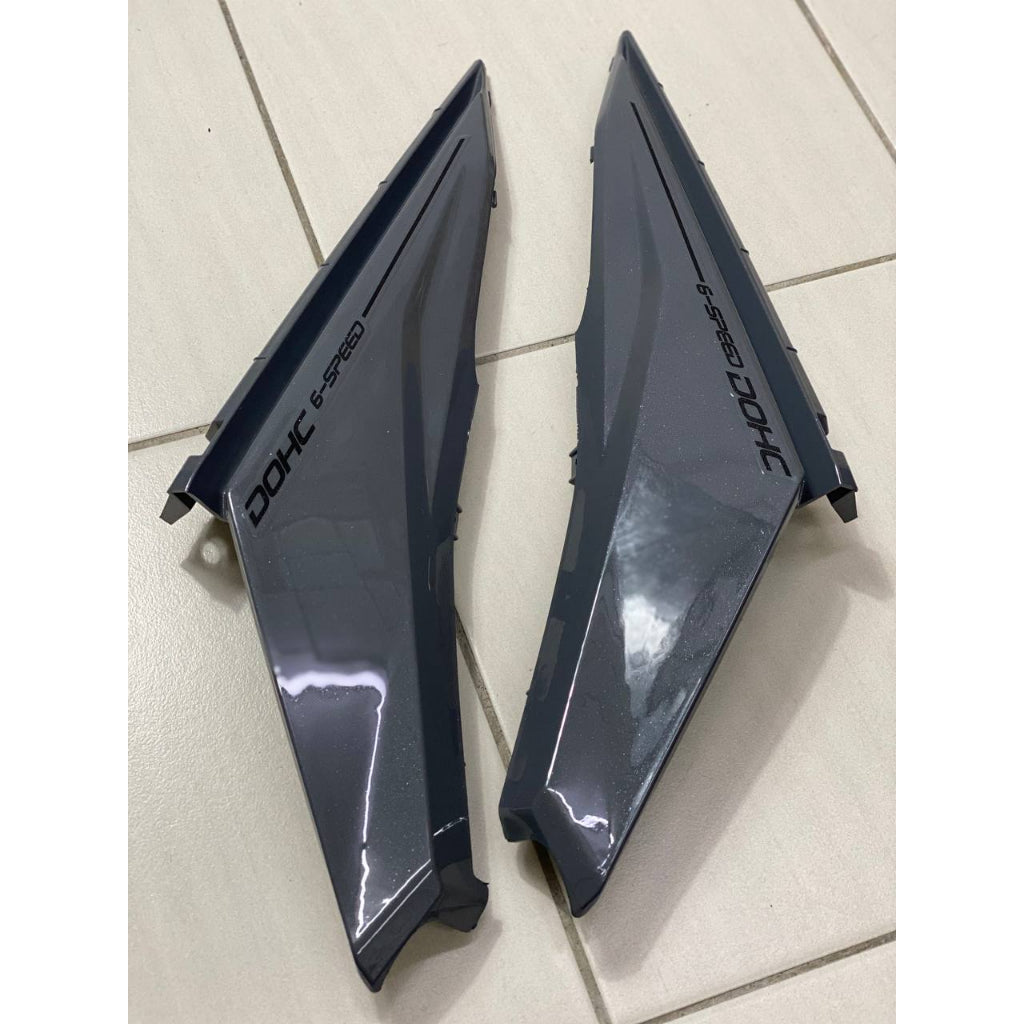 COVERSET BODYSET HONDA RS150 V2 WINNER NARDO NANO GREY 2023 ORIGINAL EQUIPMENT MANUFACTURER OEM STICKER TANAM