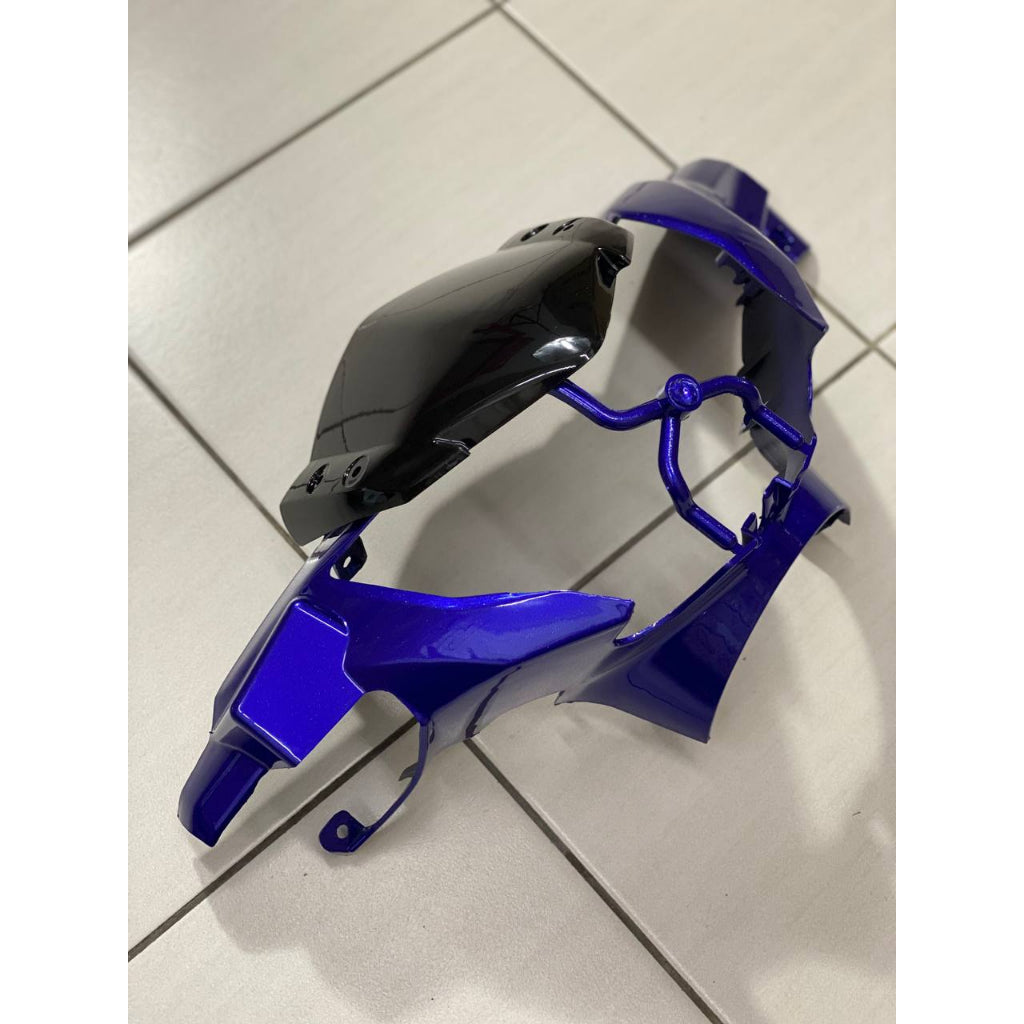COVERSET BODYSET YAMAHA LC LC135 V6 V7 DR. 5 MILLIONTH ROLE OUT BLUE 5MRO STRIPE TANAM CODE 006 DOCTOR EDITION OEM