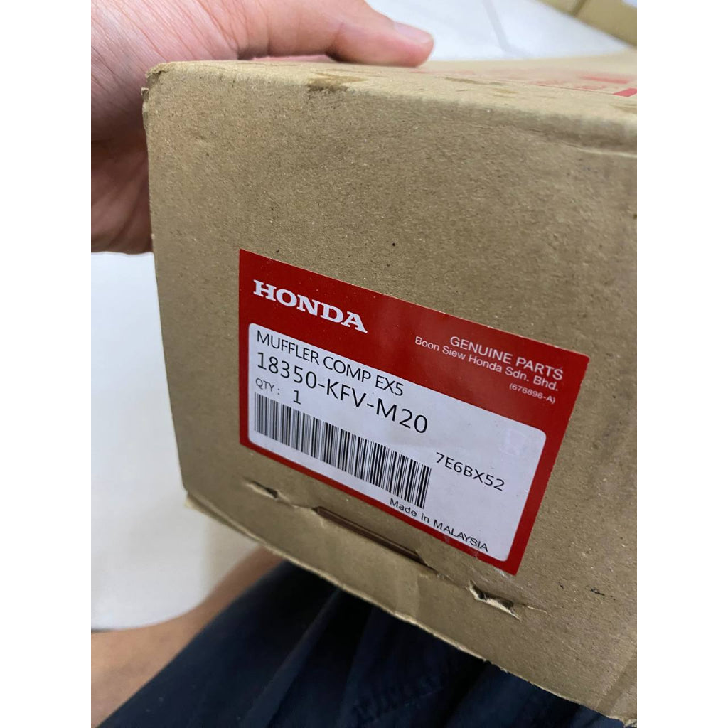 EX5 EKZOS EXHAUST MUFFLER ORIGINAL HONDA MALAYSIA STANDARD DESIGN