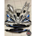 COVERSET BODYSET ORIGINAL SET Y15 Y15ZR YSUKU V1 V2 SILVER 2023 DESIGN ORIGINAL HONG LEONG YAMAHA HLY