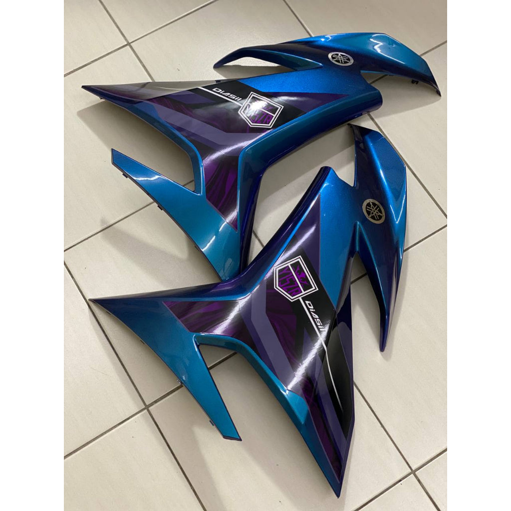 COVERSET Y15ZR CHAMELEON PURPLE 2023 SPECIAL EDITION PREMIUM BODYSET Y15ZR Y15 YSUKU V1 V2 ORIGINAL VELOZI