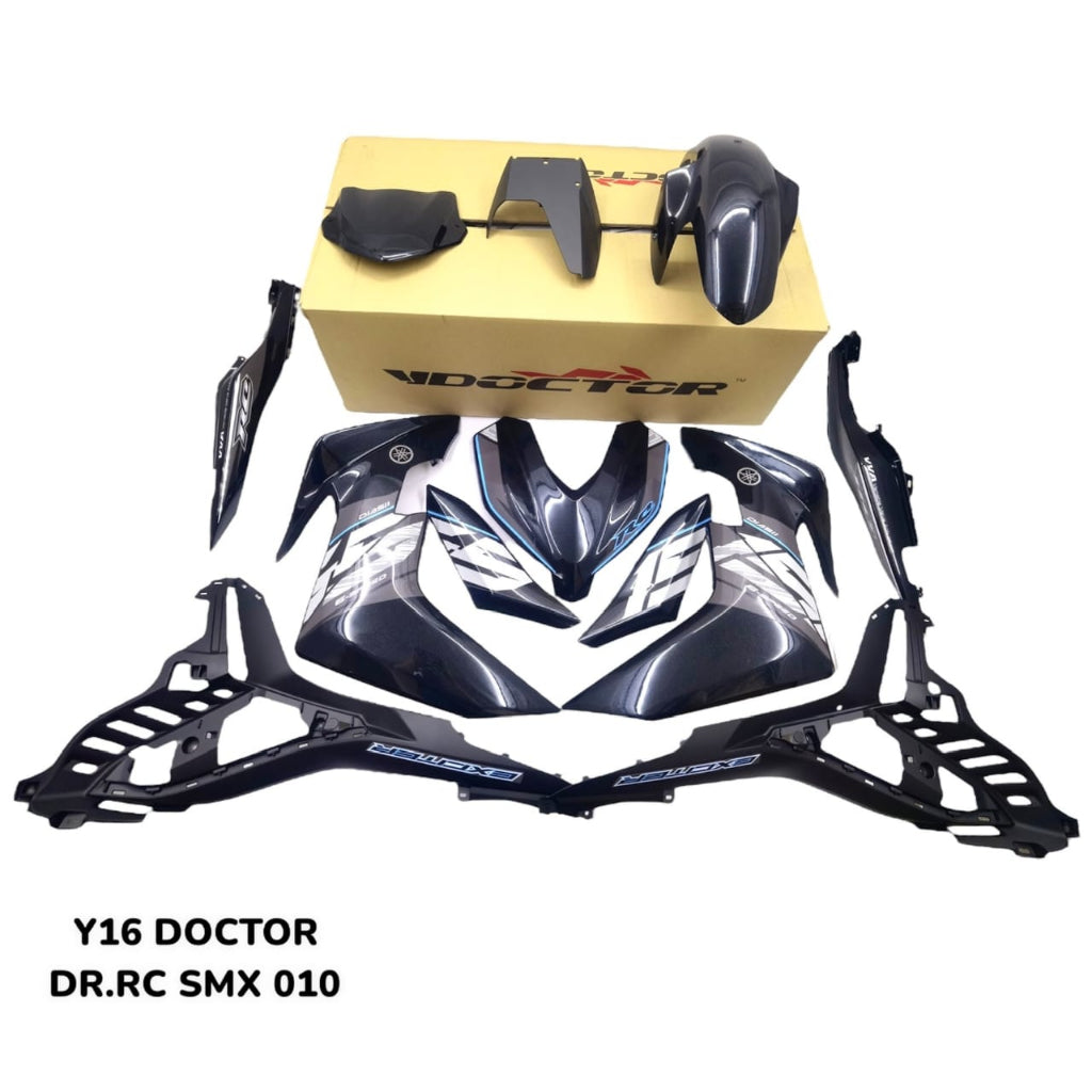 Y16 COVERSET Y16ZR RC SMX BLACK HITAM 010 ORIGINAL EQUIPMENT MANUFACTURED DOCTOR OEM SIAP TANAM NEW READY STOK