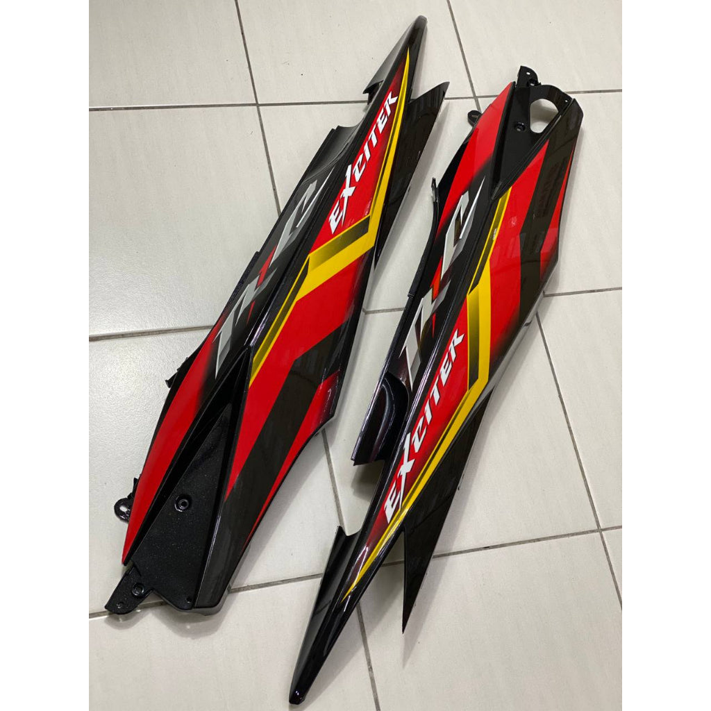 COVERSET BODYSET YAMAHA LC LC135 V1 DR EXCITER RC RED MERAH STRIPE TANAM CODE 010 DOCTOR EDITION OEM