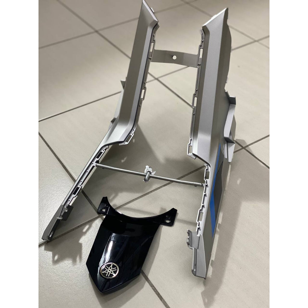 COVERSET BODYSET ORIGINAL SET Y15 Y15ZR YSUKU V1 V2 SILVER 2023 DESIGN ORIGINAL HONG LEONG YAMAHA HLY