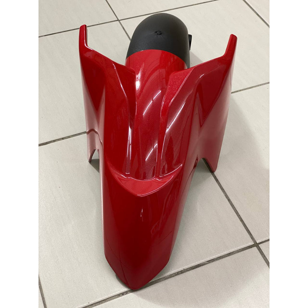 MOTORCYCLE COVERSET LC135 LC V8 MX KING ANNIVERSARY 60TH CRYSTAL WHITE FUEL INJECTION FI YAMAHA SIAP TANAM VELOZI