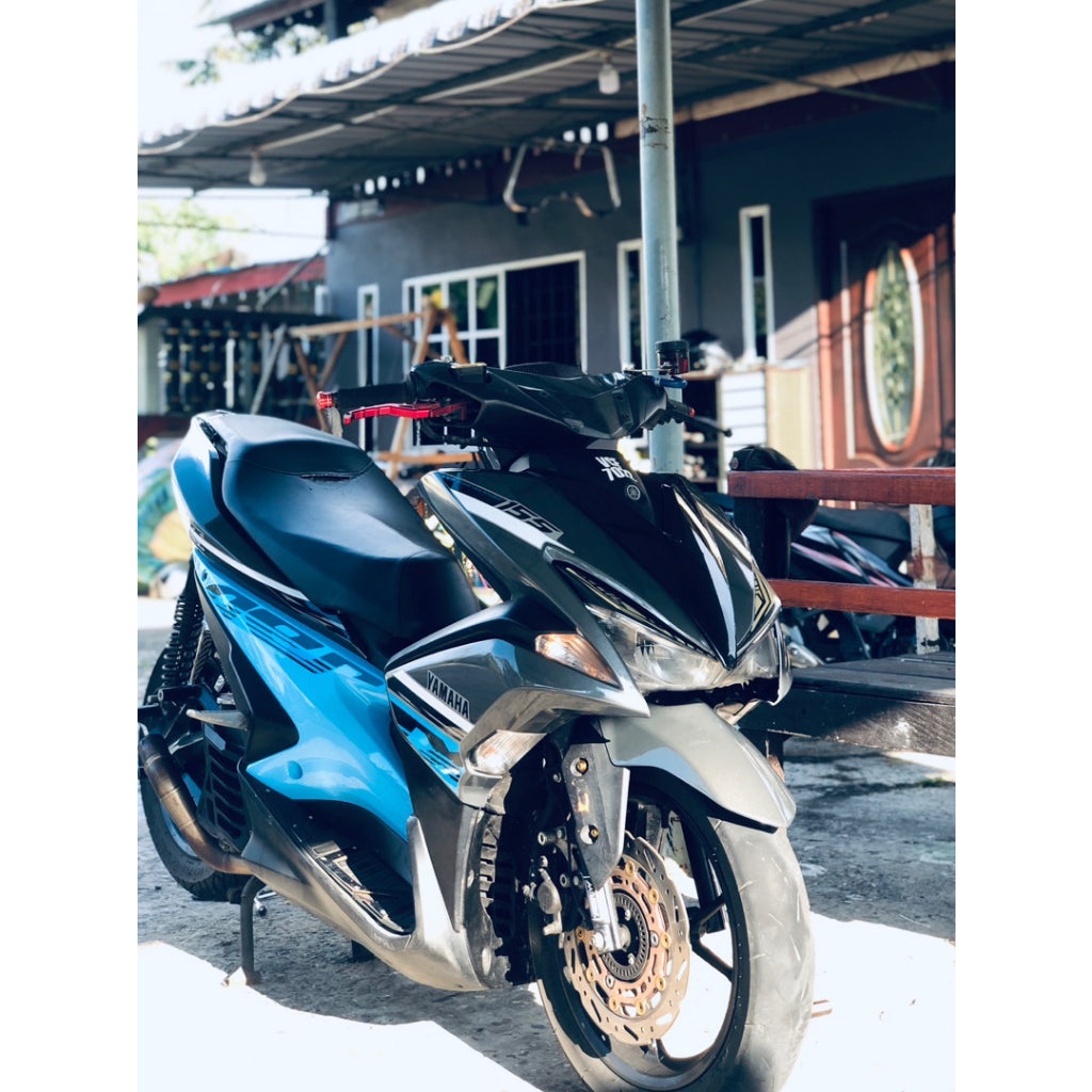 COVERSET BODYSET NVX 155 NVX155 V1 YAMAHA DOCTOR GREY 008 SIAP TANAM