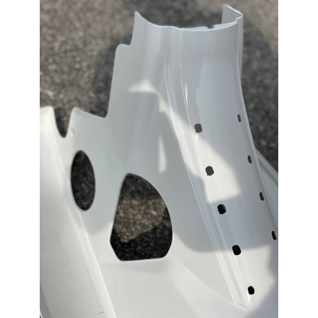 COVER EX5 / EX5 DREAM BSH HONDA LEGSHIELD PP PUTIH WHITE MALAYSIA STANDARD DESIGN M SEKI + PROTECTOR