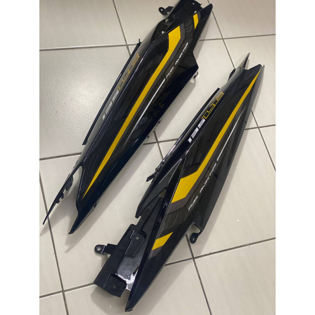 COVERSET BODYSET YAMAHA LC LC135 V6 V7 DR EXCITER YELLOW KUNING 2023 STRIPE TANAM CODE 024 DOCTOR EDITION VELOZI