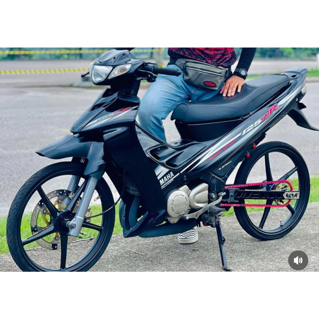 STICKER / STRIPE BODY SET / COVER SET 125ZR MORITAKA HITAM SKALA BLACK YAMAHA ORIGINAL