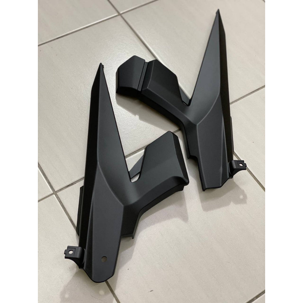 COVERSET BODYSET YAMAHA LC LC135 V6 V7 DR SILVER STRIPE TANAM CODE 014 DOCTOR EDITION OEM