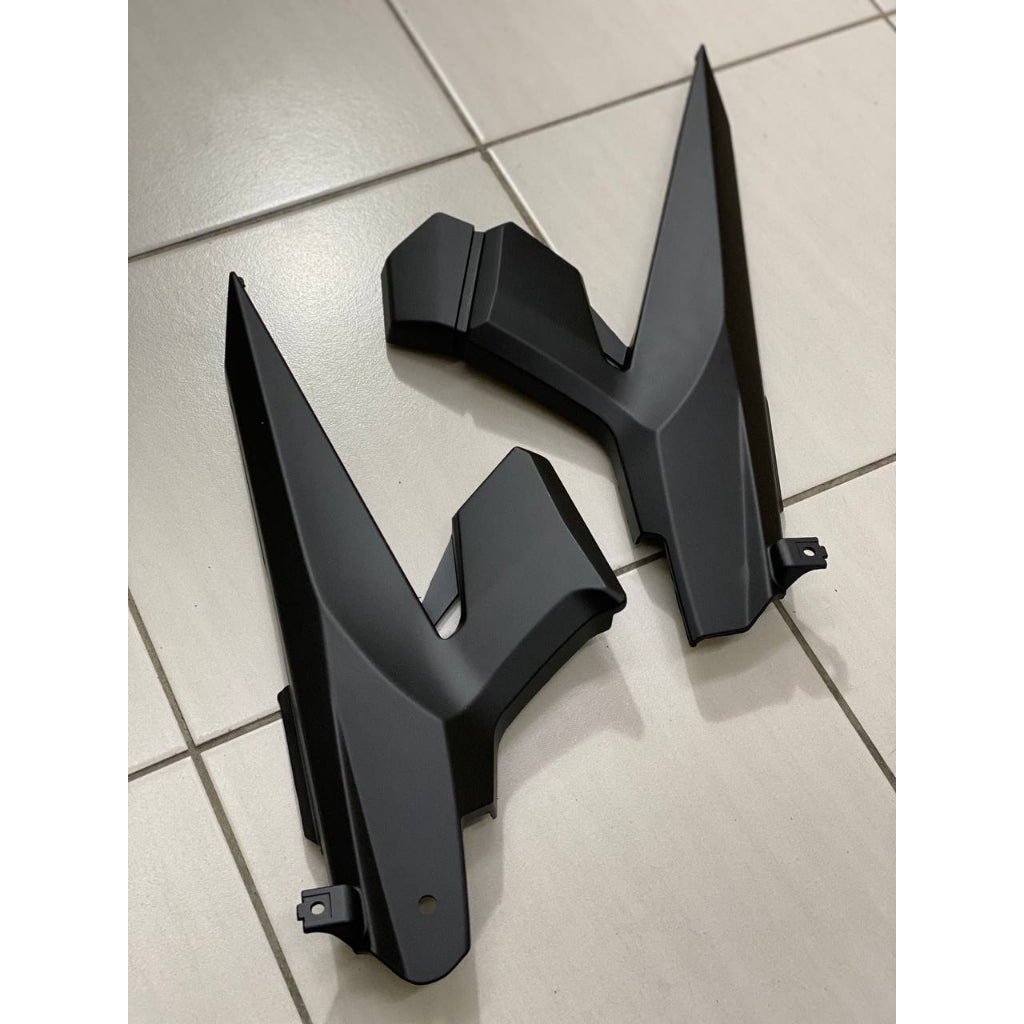 COVERSET BODYSET YAMAHA LC LC135 V6 V7 DR EXCITER RC WHITE PUTIH STRIPE TANAM CODE 017 DOCTOR EDITION OEM