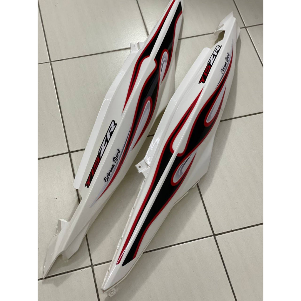 COVERSET Y15ZR V1 V2 FIRE ALL WHITE PUTIH EXTREME SPIRIT PREMIUM BODYSET Y15ZR Y15 YSUKU VELOZI TANAM