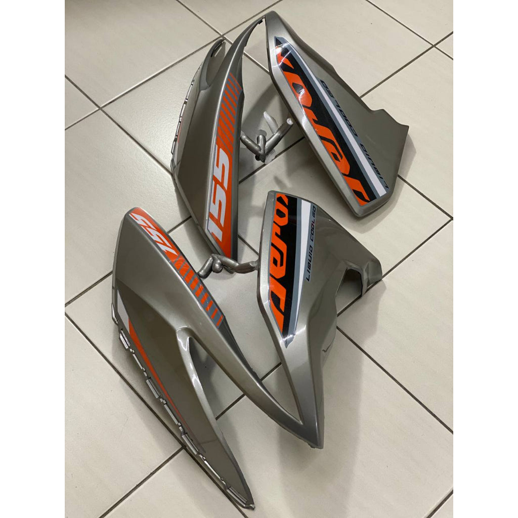 COVERSET BODYSET NVX 155 NVX155 V1 YAMAHA DOCTOR ORANGE 004 SIAP TANAM