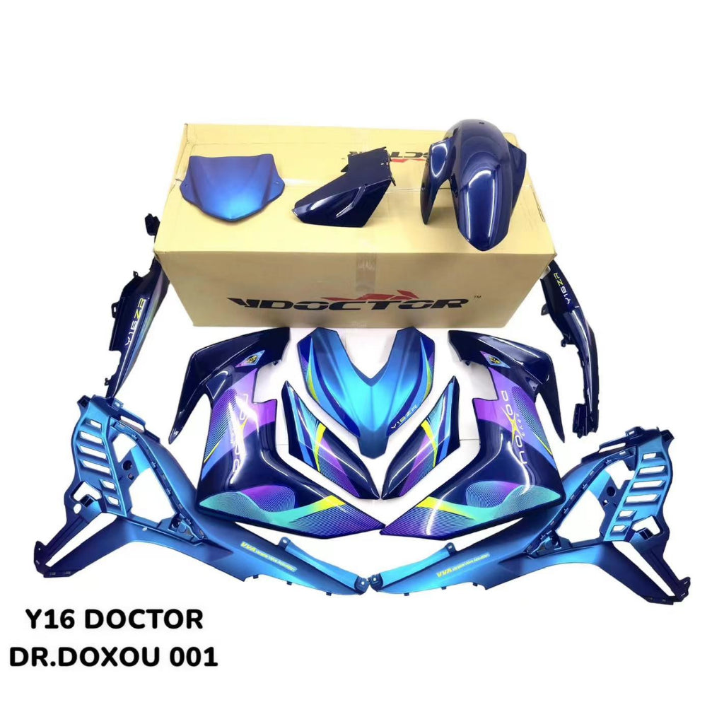 Y16 COVERSET Y16ZR DOXOU 2023 CODE 001 ORIGINAL EQUIPMENT MANUFACTURED OEM THE DOCTOR SIAP TANAM NEW READY STOK