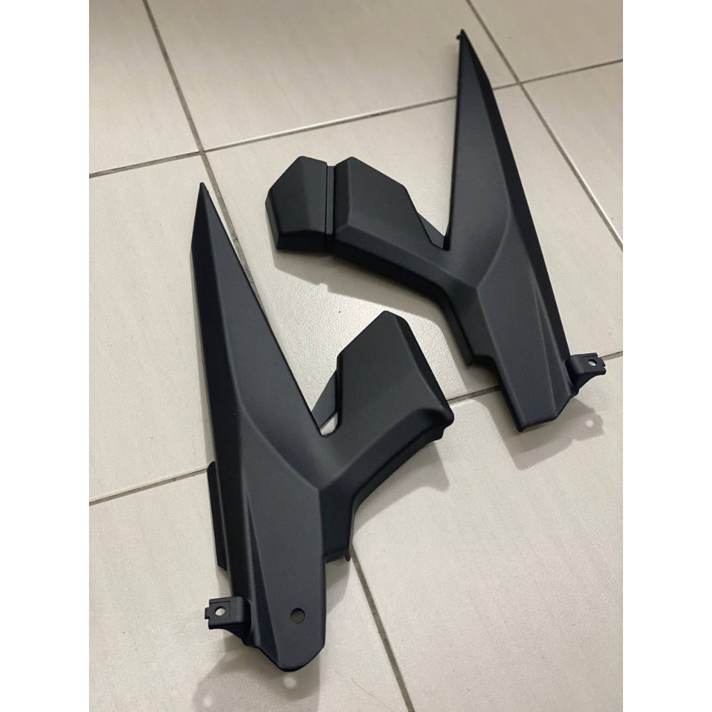 YAMAHA LC LC135 V6 V7 MATELIC BLACK FIRE RED DESIGN COVERSET BODYSET SIAP TANAM VELOZI WITH COVER METER