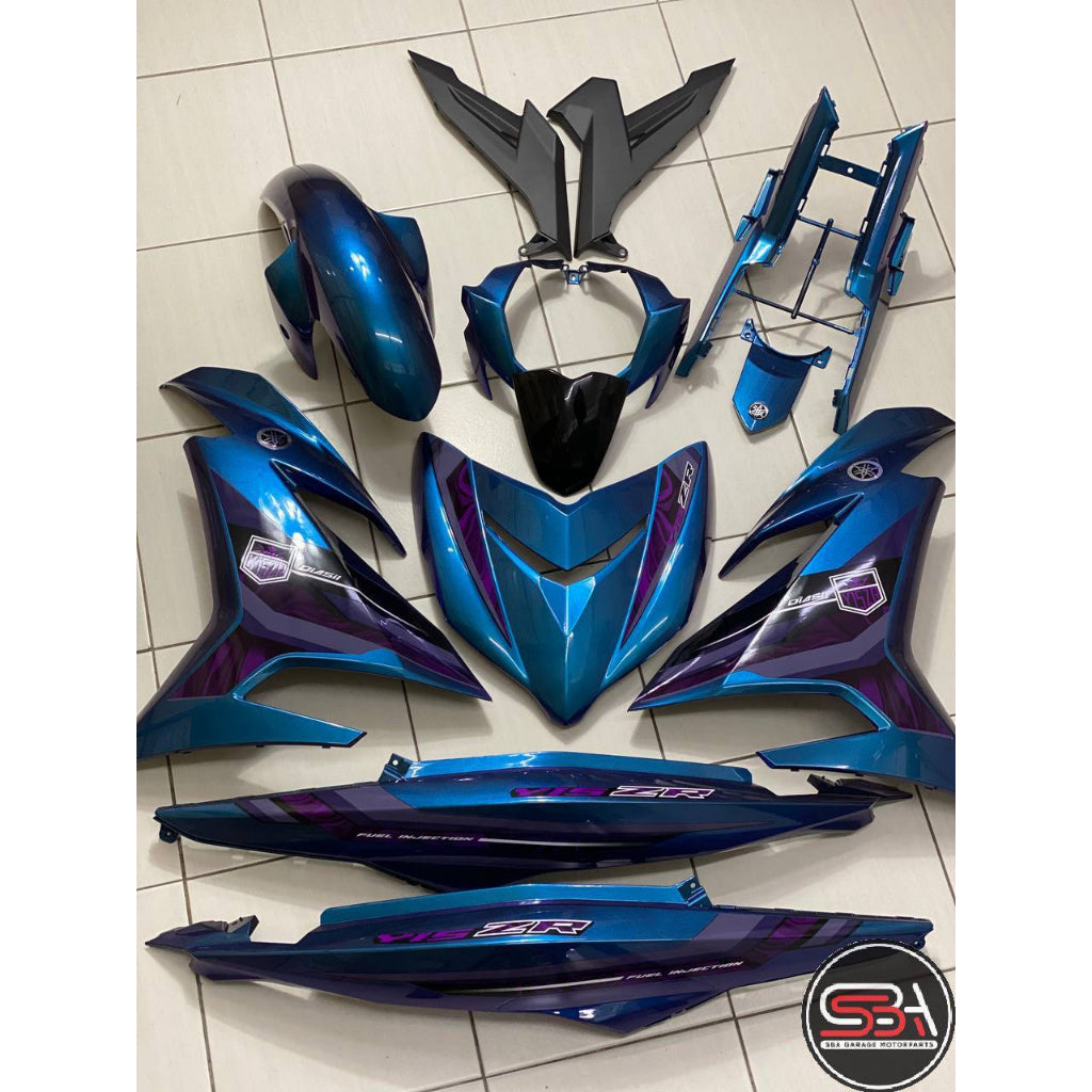 COVERSET Y15ZR CHAMELEON PURPLE 2023 SPECIAL EDITION PREMIUM BODYSET Y15ZR Y15 YSUKU V1 V2 ORIGINAL VELOZI