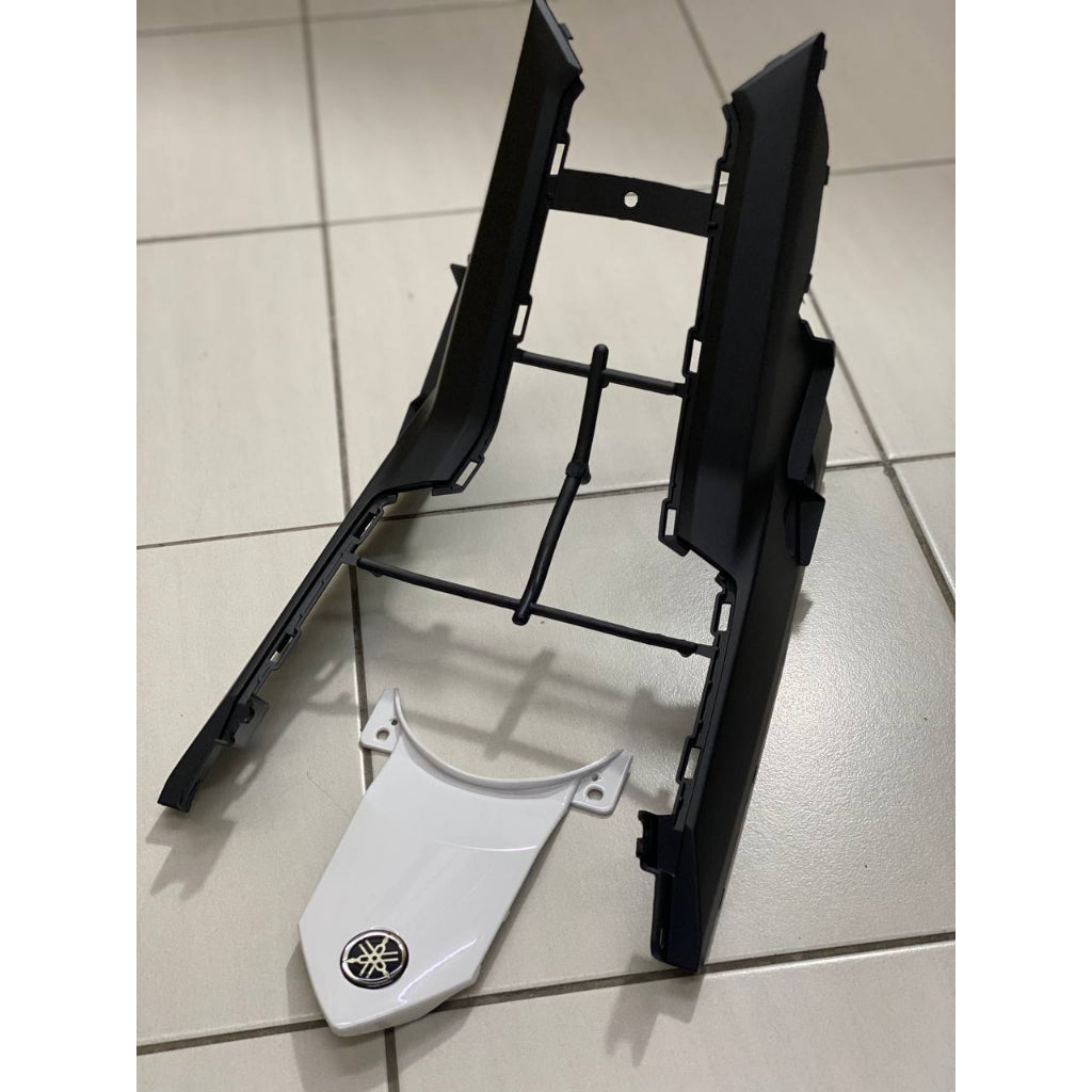 COVERSET Y15ZR V1 V2 FIRE ALL WHITE PUTIH EXTREME SPIRIT PREMIUM BODYSET Y15ZR Y15 YSUKU VELOZI TANAM