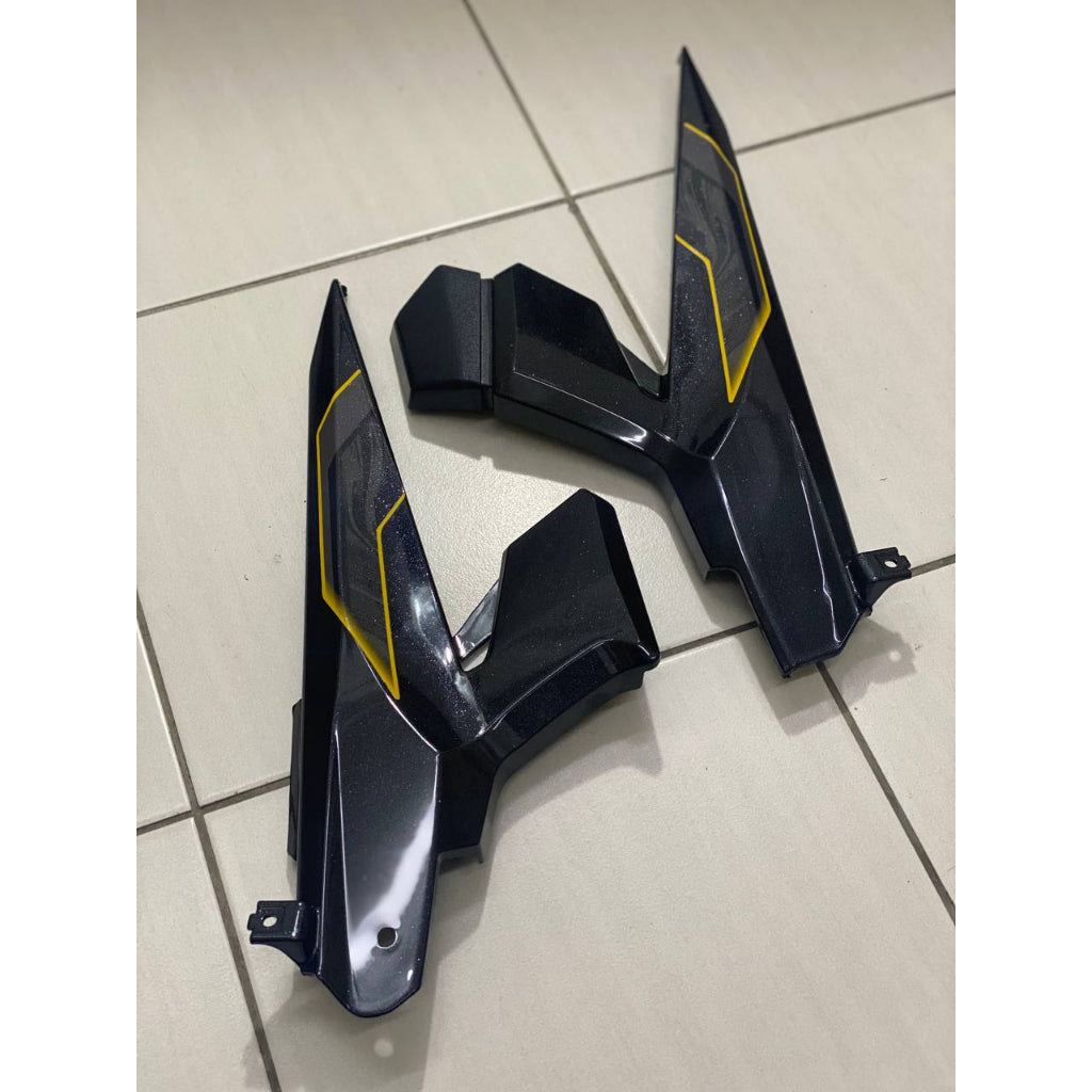 COVERSET BODYSET YAMAHA LC LC135 V6 V7 DR EXCITER YELLOW KUNING 2023 STRIPE TANAM CODE 024 DOCTOR EDITION VELOZI