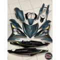 COVERSET BODYSET ORIGINAL SET Y15 Y15ZR YSUKU V1 V2 ARMY BLUE SE HIJAU MATT 2023 DESIGN ORIGINAL HONG LEONG YAMAHA HLY