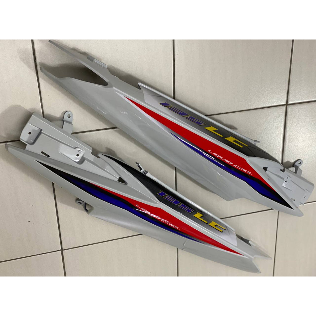 COVERSET BODYSET YAMAHA LC LC135 V6 V7 DR. 5 MILLIONTH ROLE OUT BLUE 5MRO STRIPE TANAM CODE 006 DOCTOR EDITION OEM
