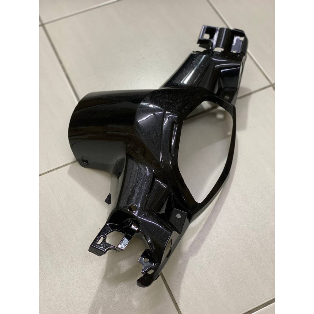 COVERSET BODYSET YAMAHA LC LC135 V1 DOCTOR MX KING FIRE BLACK HITAM KILAT STRIPE TANAM CODE 014 DOCTOR EDITION OEM