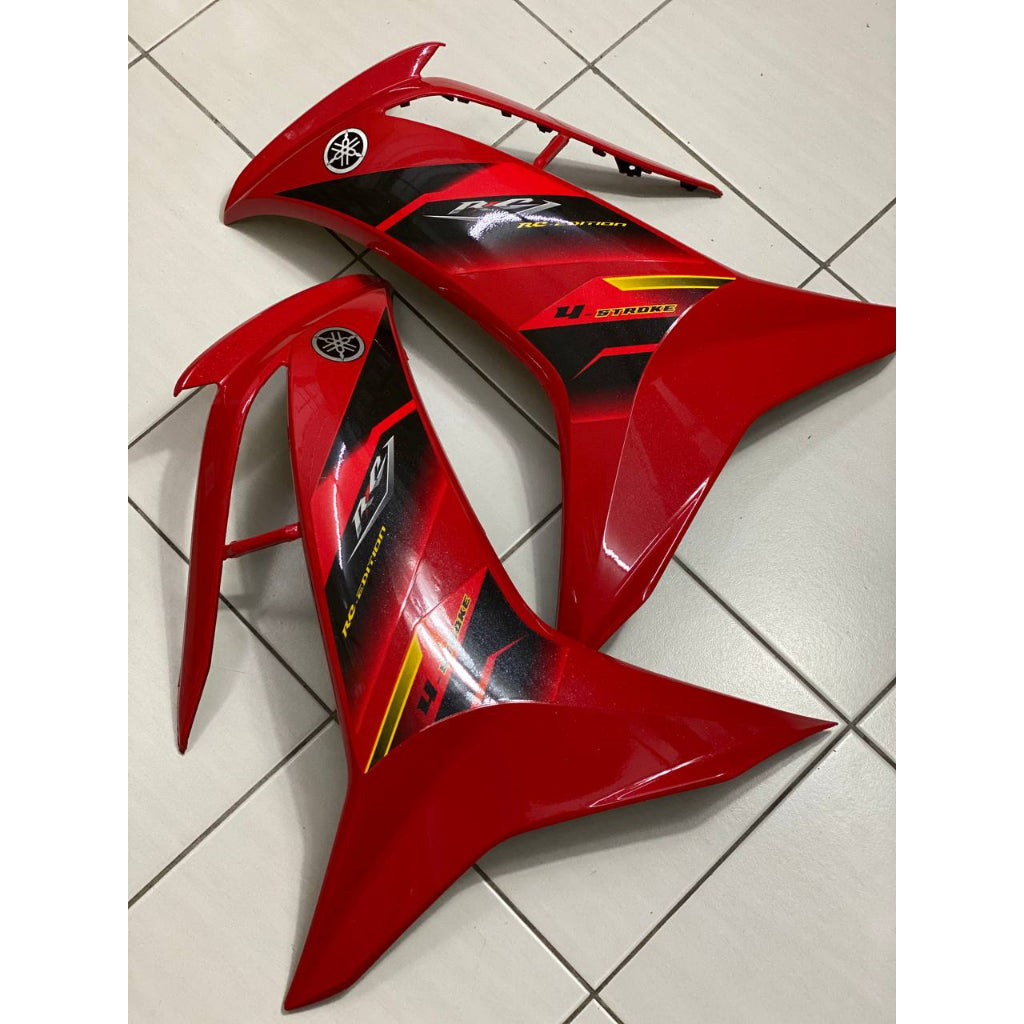 COVERSET BODYSET LC135 LC V8 DR RC FULL RED FUEL INJECTION FI YAMAHA SIAP TANAM DOCTOR 027 OEM